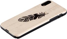 iphone xr deklas - Man&Wood Indian Back Case For Apple iPhone XR Beige - 2 nuotrauka