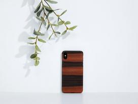 iphone xs max deklas - Man&Wood Ebony Back Case For Apple iPhone XS Max Black - 3 nuotrauka