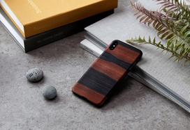iphone xs max deklas - Man&Wood Ebony Back Case For Apple iPhone XS Max Black - 4 nuotrauka