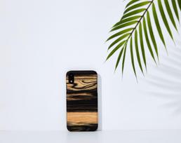 iphone xr deklas - Man&Wood White Ebony Back Case For Apple iPhone XR Black - 5 nuotrauka