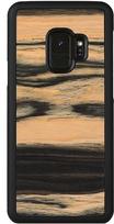 Man&Wood White Ebony Back Case For Samsung Galaxy S9 Black