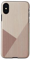 Man&Wood Tulip Back Case For Apple iPhone X/XS Black