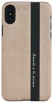 Man&Wood Diario Back Case For Apple iPhone X/XS Black