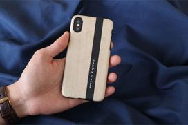 iphone xs deklas - Man&Wood Diario Back Case For Apple iPhone X/XS Black - 3 nuotrauka