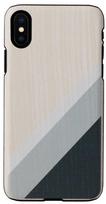 Man&Wood Back Case For Apple iPhone X/XS Gray Suit