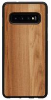 Man&Wood Cappuccino Back Case For Samsung Galaxy S10 Black/Brown