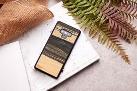 samsung note 9 - Man&Wood White Ebony Back Case For Samsung Galaxy Note 9 Black - 3 nuotrauka