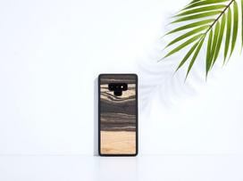 samsung note 9 - Man&Wood White Ebony Back Case For Samsung Galaxy Note 9 Black - 4 nuotrauka