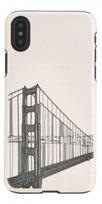 Man&Wood Hand Bridge Back Case For Apple iPhone X/XS White