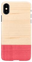 Man&Wood Miss Match Back Case For Apple iPhone X/XS White