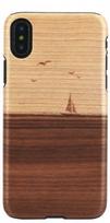 Man&Wood Mare Back Case For Apple iPhone X/XS Brown/Black