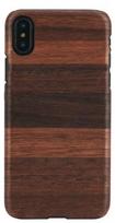 Man&Wood Fango Back Case For Apple iPhone X/XS Brown/Black