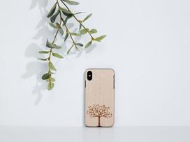iphone xs deklas - Man&Wood Apple Tree Back Case For Apple iPhone X/XS White - 3 nuotrauka