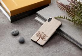 iphone xs deklas - Man&Wood Apple Tree Back Case For Apple iPhone X/XS White - 4 nuotrauka