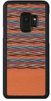 Man&Wood Browny Check Back Case For Samsung Galaxy S9 Black/Brown