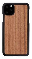 Man&Wood Walnut Back Case For Apple iPhone 11 Pro Max Brown/Black