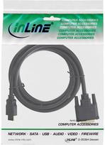 hdmi to dvi d cable - InLine 17662P HDMI to DVI Cable 2m Black - 2 nuotrauka
