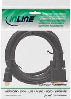 hdmi to dvi d - InLine 17663P HDMI to DVI Cable 3m Black - 2 nuotrauka