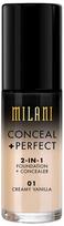 Milani Conceal + Perfect 2in1 Foundation + Concealer 30ml 01