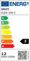led 6w sviestuvai - Tvirtinamas šviestuvas Domoletti ELED-238-2, 2X5W, LED - 6 nuotrauka