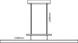 pakabiname sviestuvai sietynai - Kabantis šviestuvas Eglo  Tarandell 96866, 1x12.5W, LED integruota - 2 nuotrauka