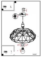 pakabiname sviestuvai sietynai - Pakabinamas šviestuvas Eglo Carlton 2 49487, 1 x 60 W, E27 - 4 nuotrauka