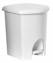 Plast Team Pedal Bin 32x30x38.5cm 16l White