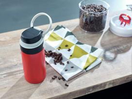 ml 350 gertuve - Leifheit Flip Insulated Mug 350ml Red - 5 nuotrauka