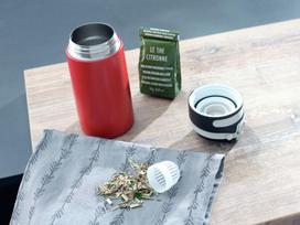 ml 350 gertuve - Leifheit Flip Insulated Mug 350ml Red - 6 nuotrauka