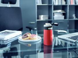 ml 350 gertuve - Leifheit Flip Insulated Mug 350ml Red - 8 nuotrauka