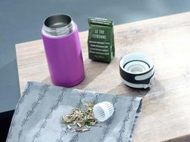 ml 350 gertuve - Leifheit Flip Insulated Mug 350ml Purple - 7 nuotrauka