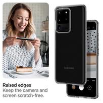 samsung galaxy s20 ultra deklas - Spigen Liquid Crystal Back Case For Samsung Galaxy S20 Ultra Transparent - 14 nuotrauka