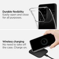 samsung galaxy s20 ultra deklas - Spigen Liquid Crystal Back Case For Samsung Galaxy S20 Ultra Transparent - 15 nuotrauka