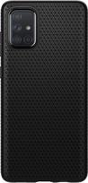 samsung galaxy a51 deklas - Spigen Liquid Air Back Case For Samsung Galaxy A51 Matte Black - 1 nuotrauka