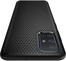 samsung galaxy a51 deklas - Spigen Liquid Air Back Case For Samsung Galaxy A51 Matte Black - 5 nuotrauka