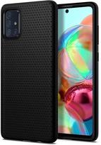 samsung galaxy a51 deklas - Spigen Liquid Air Back Case For Samsung Galaxy A51 Matte Black - 8 nuotrauka