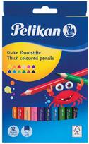 Pelikan Colored Pencils Triangular 12pcs 724039