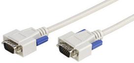 monitoriaus laidas - Vivanco Monitor Connection Cable VGA Grey 1.8m 45445 - 1 nuotrauka