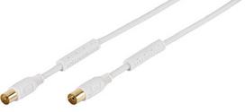 radio antena - Vivanco HQ TV/Radio Antenna Cable White 1.5m 48119 - 1 nuotrauka