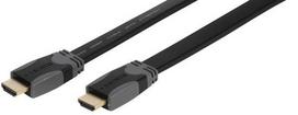 flat ethernet cable - Vivanco High Speed HDMI Cable w/​ Ethernet Black 5m 47105 - 1 nuotrauka