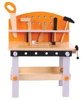 EcoToys Wooden Workshop with 32 Tools 1176