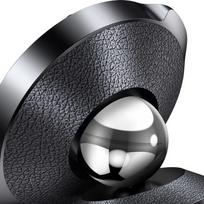baseus laikikli - Baseus Magnetic Small Ears Car Mount Holder Black - 5 nuotrauka