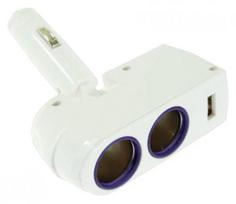 Bottari Wally Double Socket with USB Port 30081