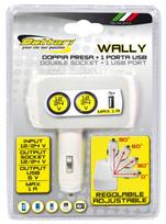 cigarette lighter socket - Bottari Wally Double Socket with USB Port 30081 - 3 nuotrauka