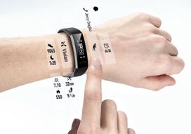 apyranke band - Huawei Band 2 Pro Black (Juodos) - 5 nuotrauka