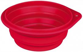 dubenelis silikoninis - Dubenėlis maitinimui Trixie Silicone Travel Bowl 18cm - 1 nuotrauka
