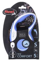 pavadelis flexi s 5m - FLEXI New Comfort S Cord 5 m blue automatinis pavadėlis - 4 nuotrauka