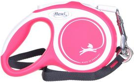 pavadelis flexi m - Flexi New Classic Cat XS virvinis pavadėlis 3 m raudonas - 3 nuotrauka