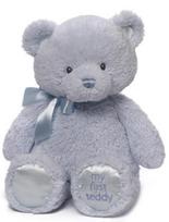 meskutis - Gund My First Teddy Blue 38cm - 1 nuotrauka