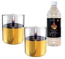 Tenderflame Lilly Table Burner Set 10cm Gold